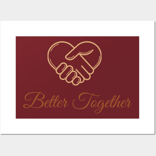 Better Together Wall Art by Courtney's Creations